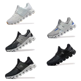 On Cloudswift lightweight, simple, shock-absorbing, wear-resistant low-top running shoes-2864